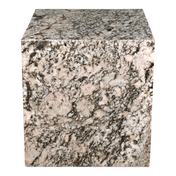 Sloane 16" Modern Natural Marble Handmade Rectangular 2-Shelf End Table - JONATHAN Y